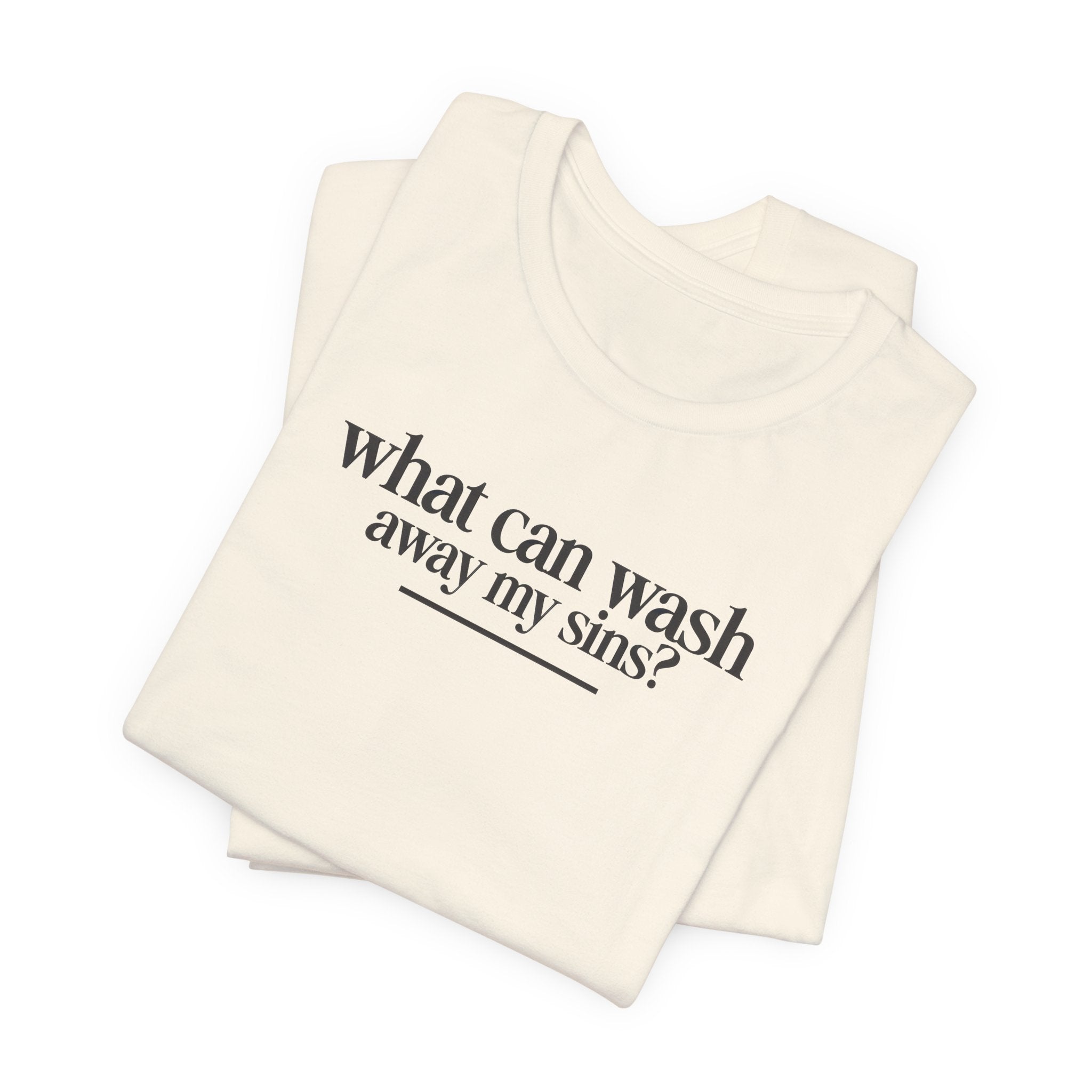 Nothing But the Blood of Jesus T-Shirt – Christian Faith Tee (What Can Wash Away My Sins)