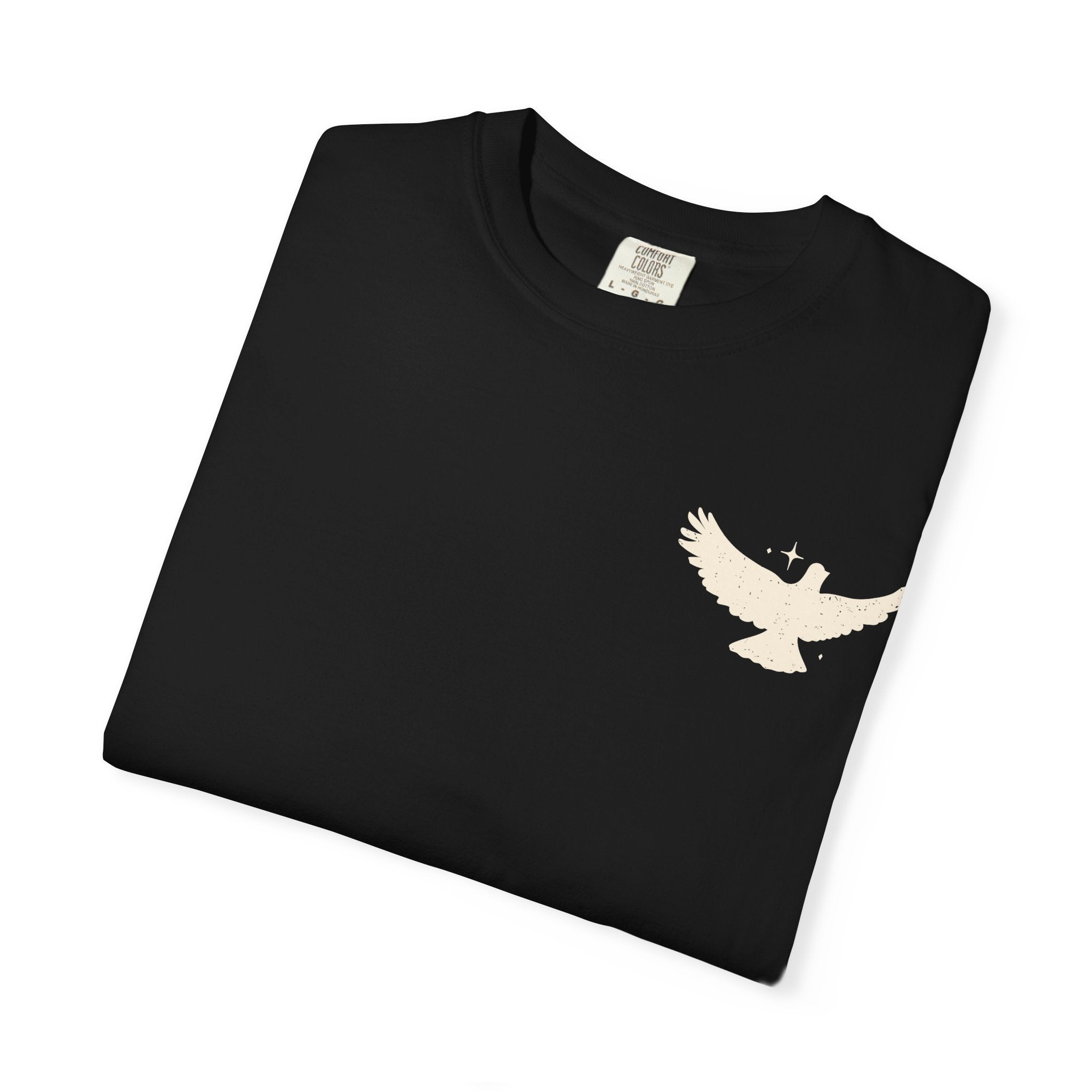 Spirit Lead Me T-Shirt — Dove Faith Graphic Garment-Dyed Tee