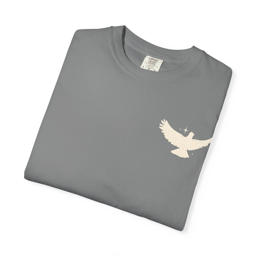 Spirit Lead Me T-Shirt — Dove Faith Graphic Garment-Dyed Tee