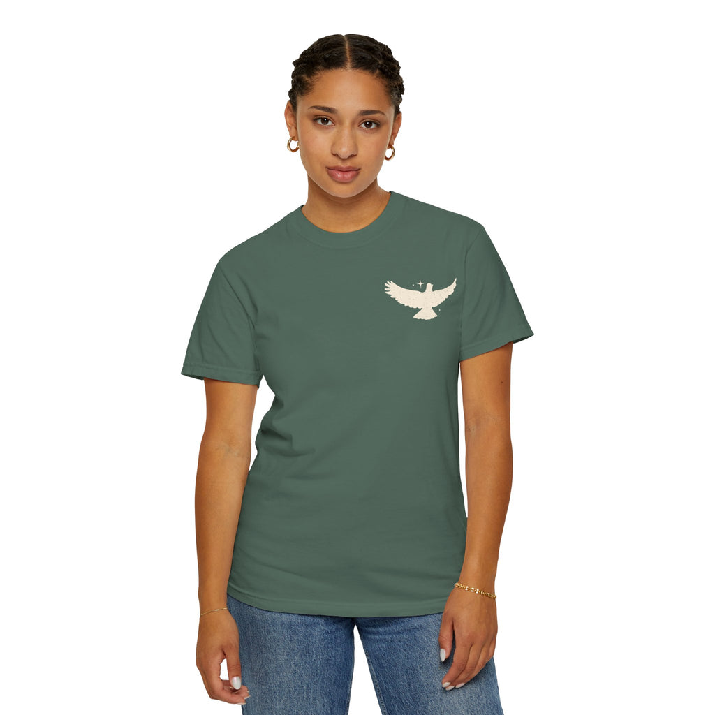 Spirit Lead Me T-Shirt — Dove Faith Graphic Garment-Dyed Tee