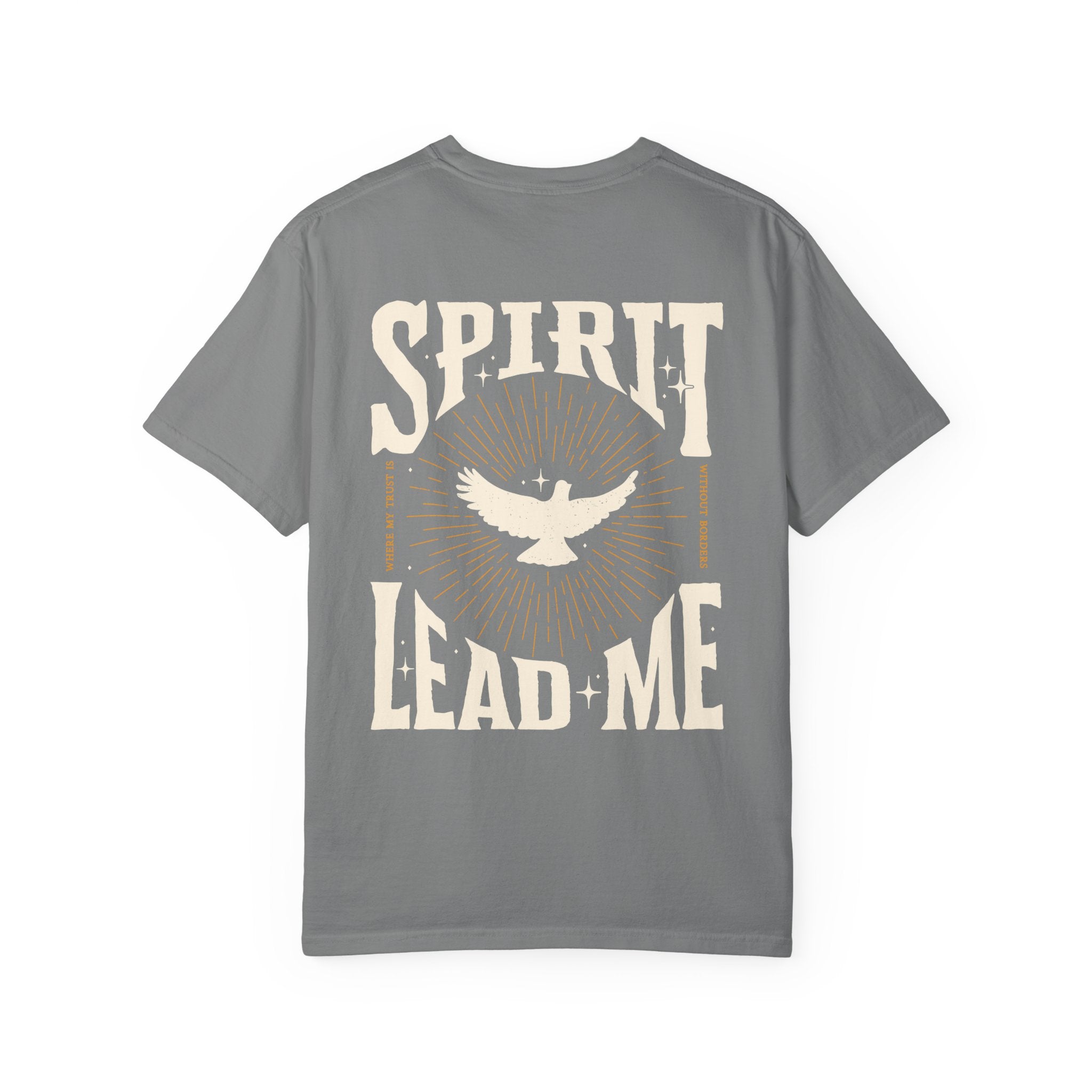 Spirit Lead Me T-Shirt — Dove Faith Graphic Garment-Dyed Tee