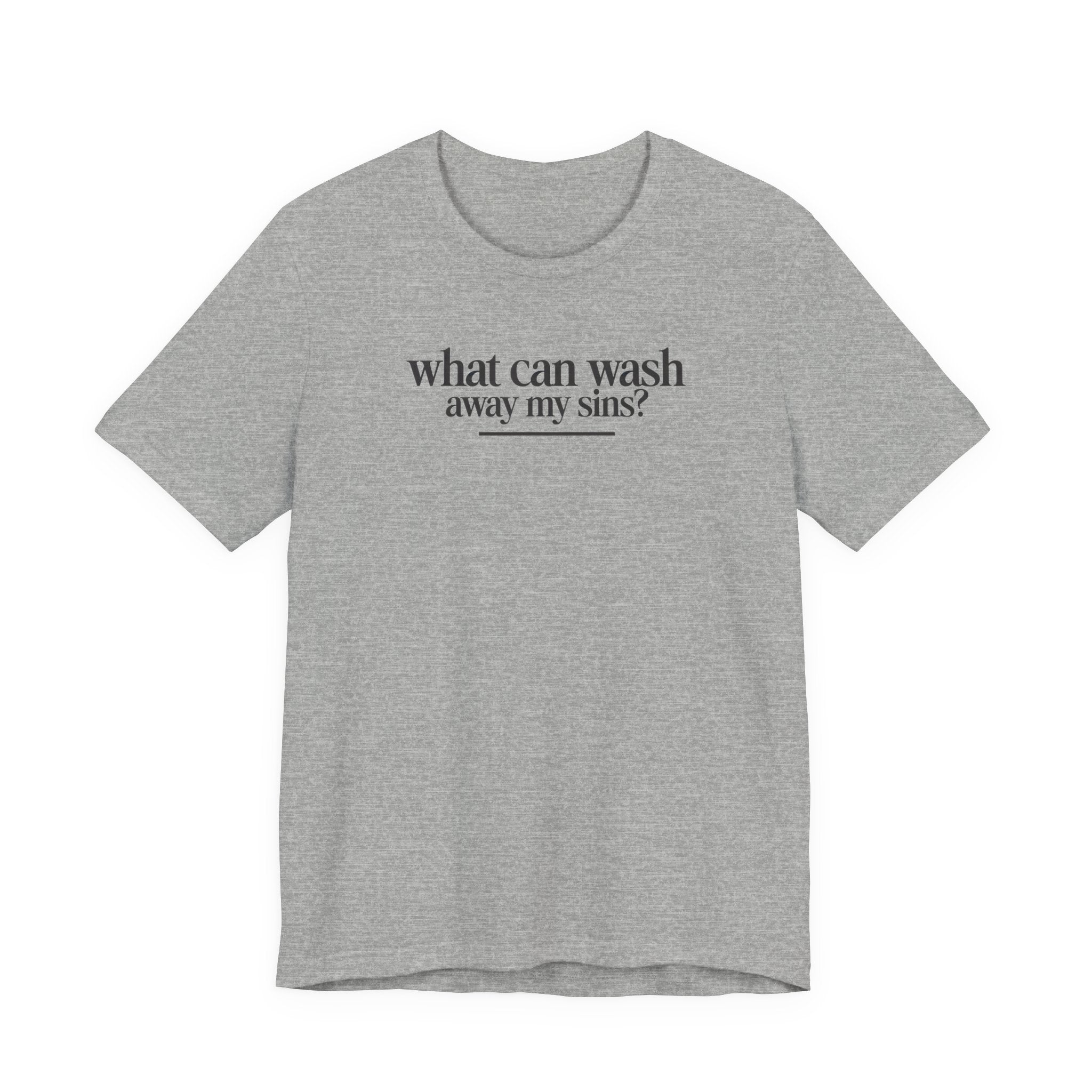 Nothing But the Blood of Jesus T-Shirt – Christian Faith Tee (What Can Wash Away My Sins)