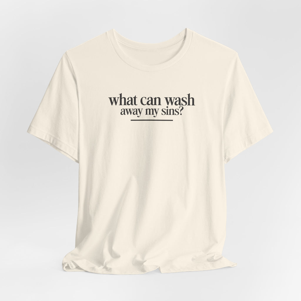 Nothing But the Blood of Jesus T-Shirt – Christian Faith Tee (What Can Wash Away My Sins)
