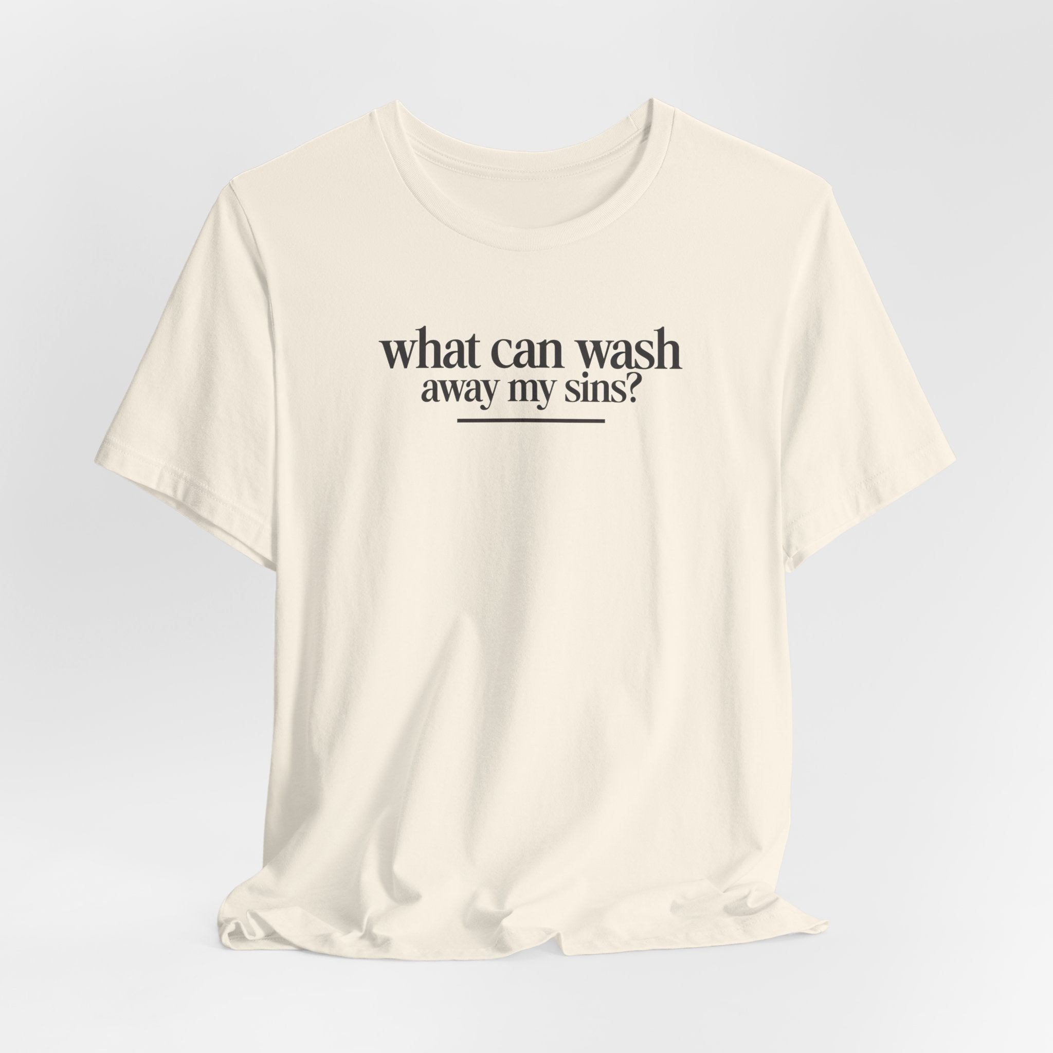 Nothing But the Blood of Jesus T-Shirt – Christian Faith Tee (What Can Wash Away My Sins)