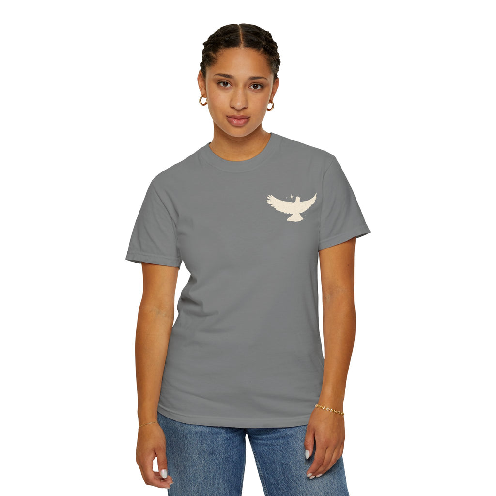 Spirit Lead Me T-Shirt — Dove Faith Graphic Garment-Dyed Tee