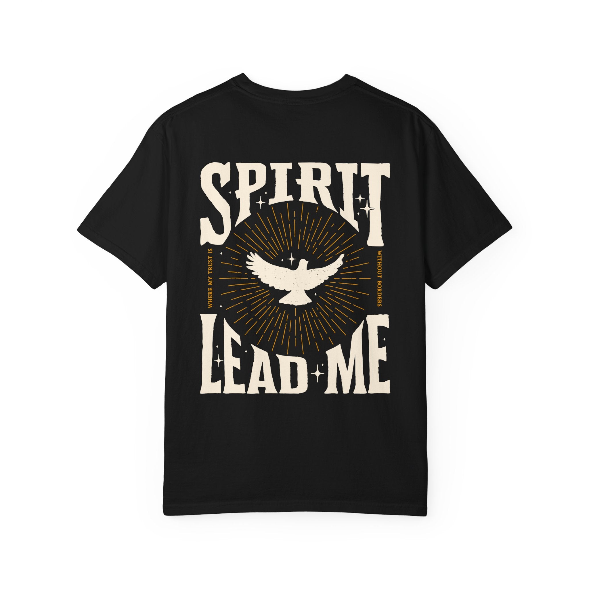 Spirit Lead Me T-Shirt — Dove Faith Graphic Garment-Dyed Tee