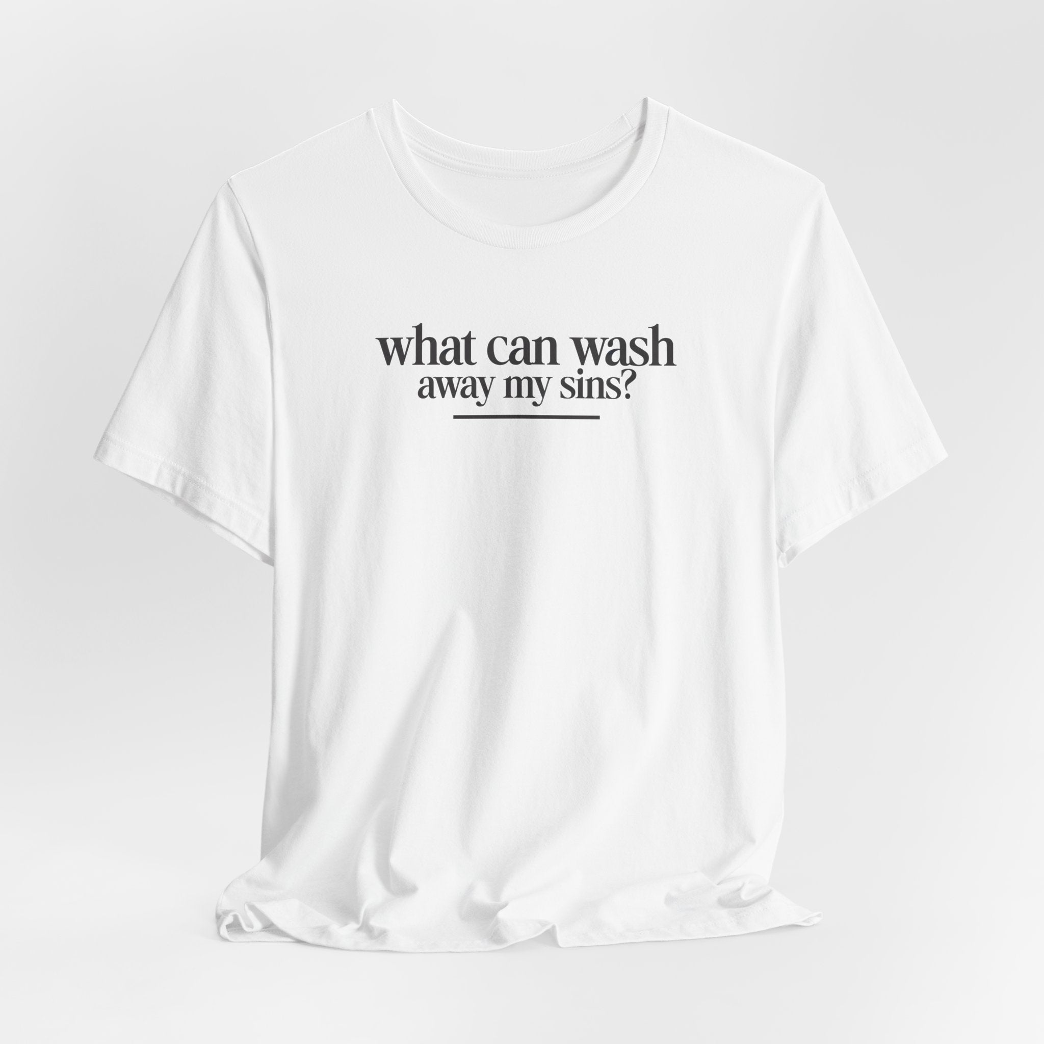 Nothing But the Blood of Jesus T-Shirt – Christian Faith Tee (What Can Wash Away My Sins)