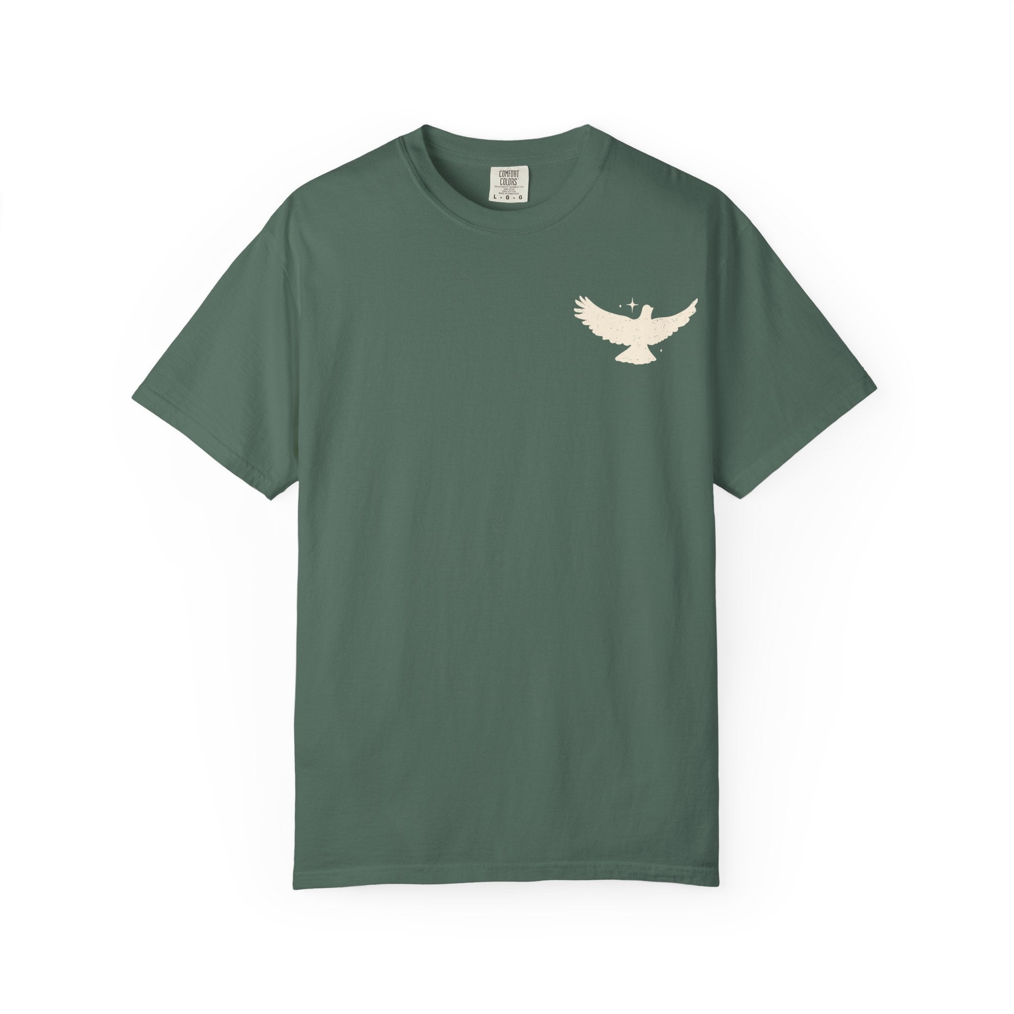 Spirit Lead Me T-Shirt — Dove Faith Graphic Garment-Dyed Tee