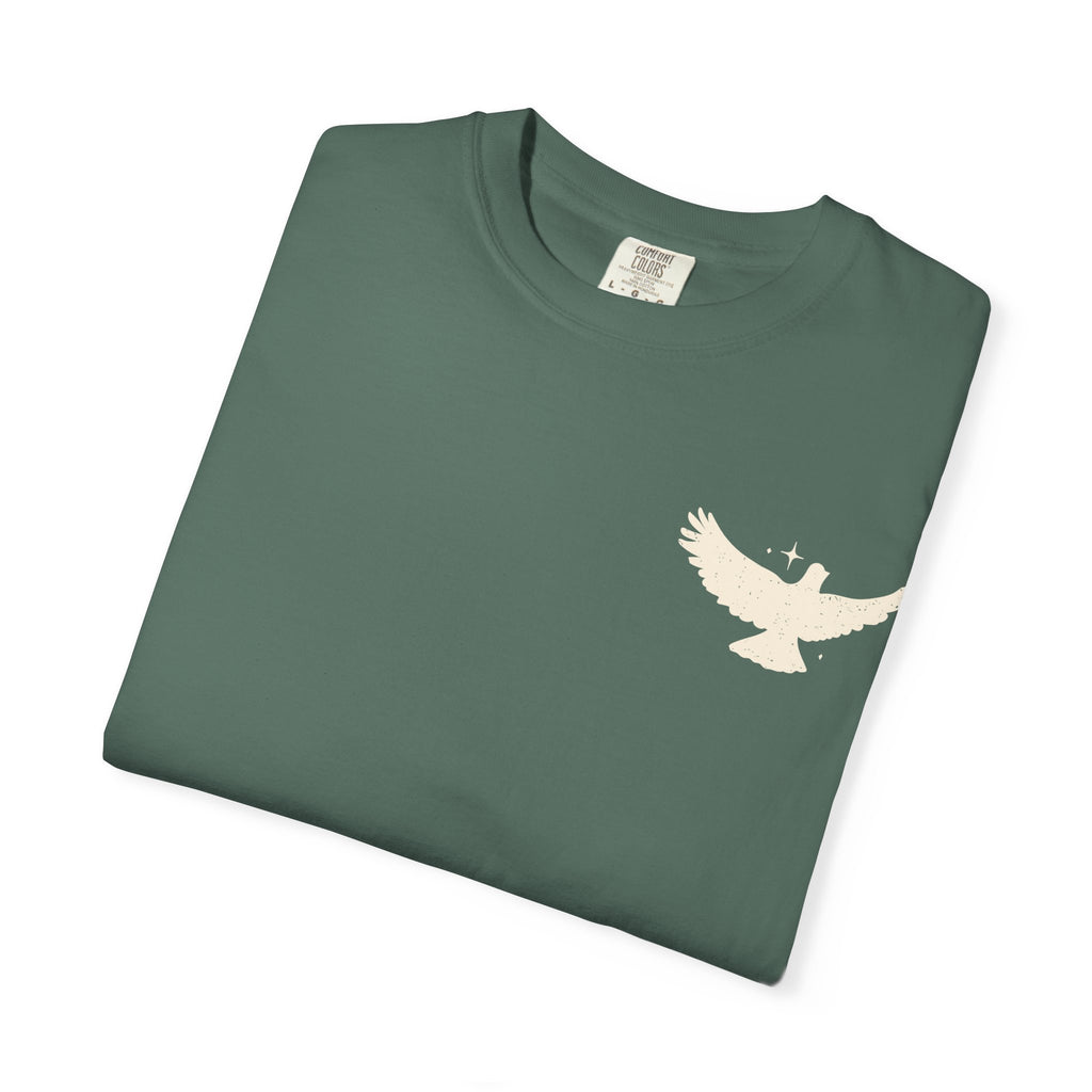 Spirit Lead Me T-Shirt — Dove Faith Graphic Garment-Dyed Tee