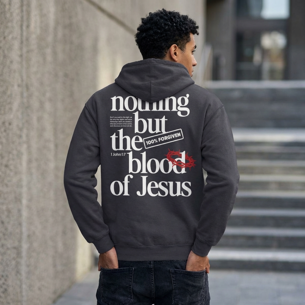 Nothing But the Blood of Jesus - Graphic Pullover