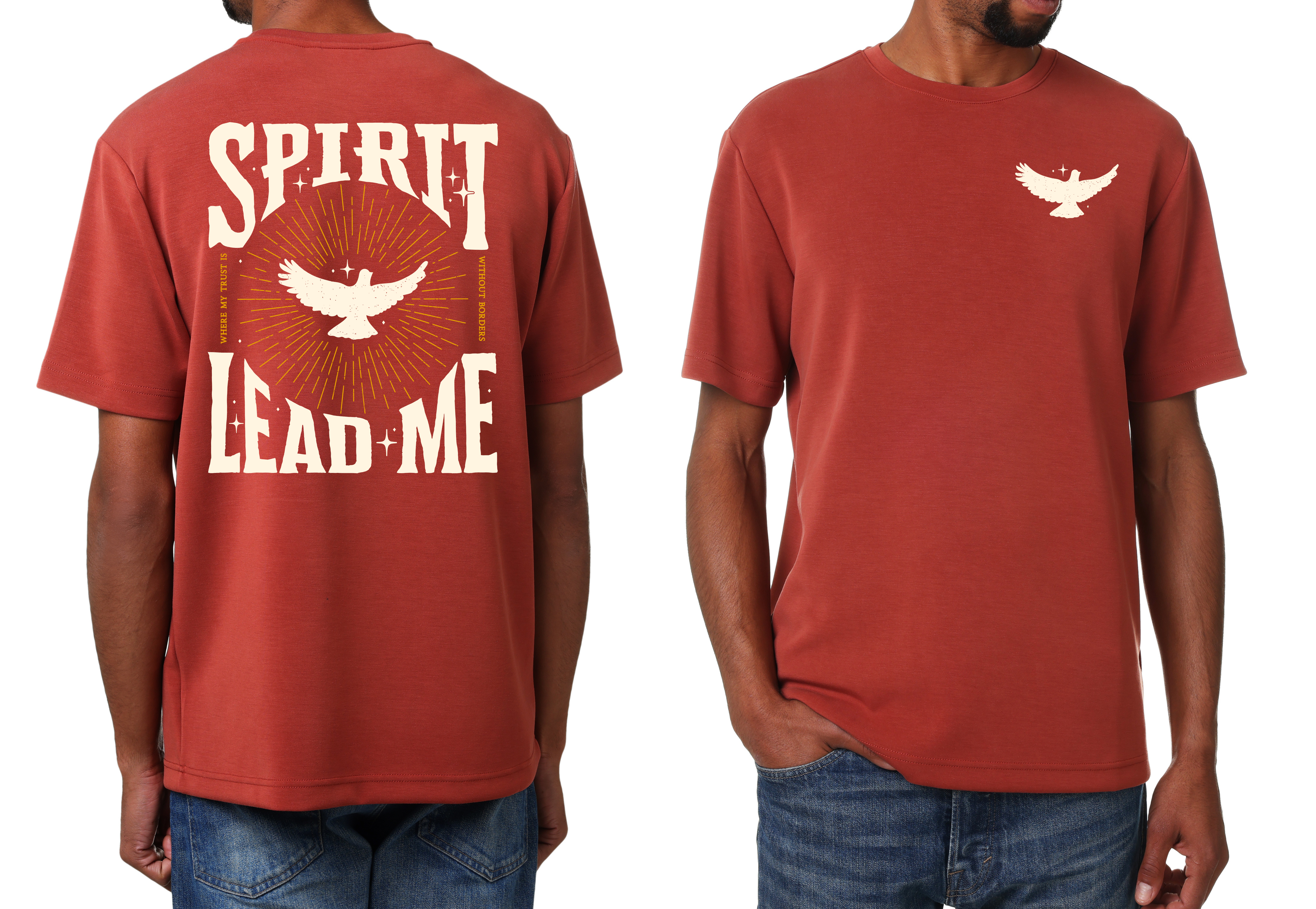 Spirit Lead Me T-Shirt — Dove Faith Graphic Tee