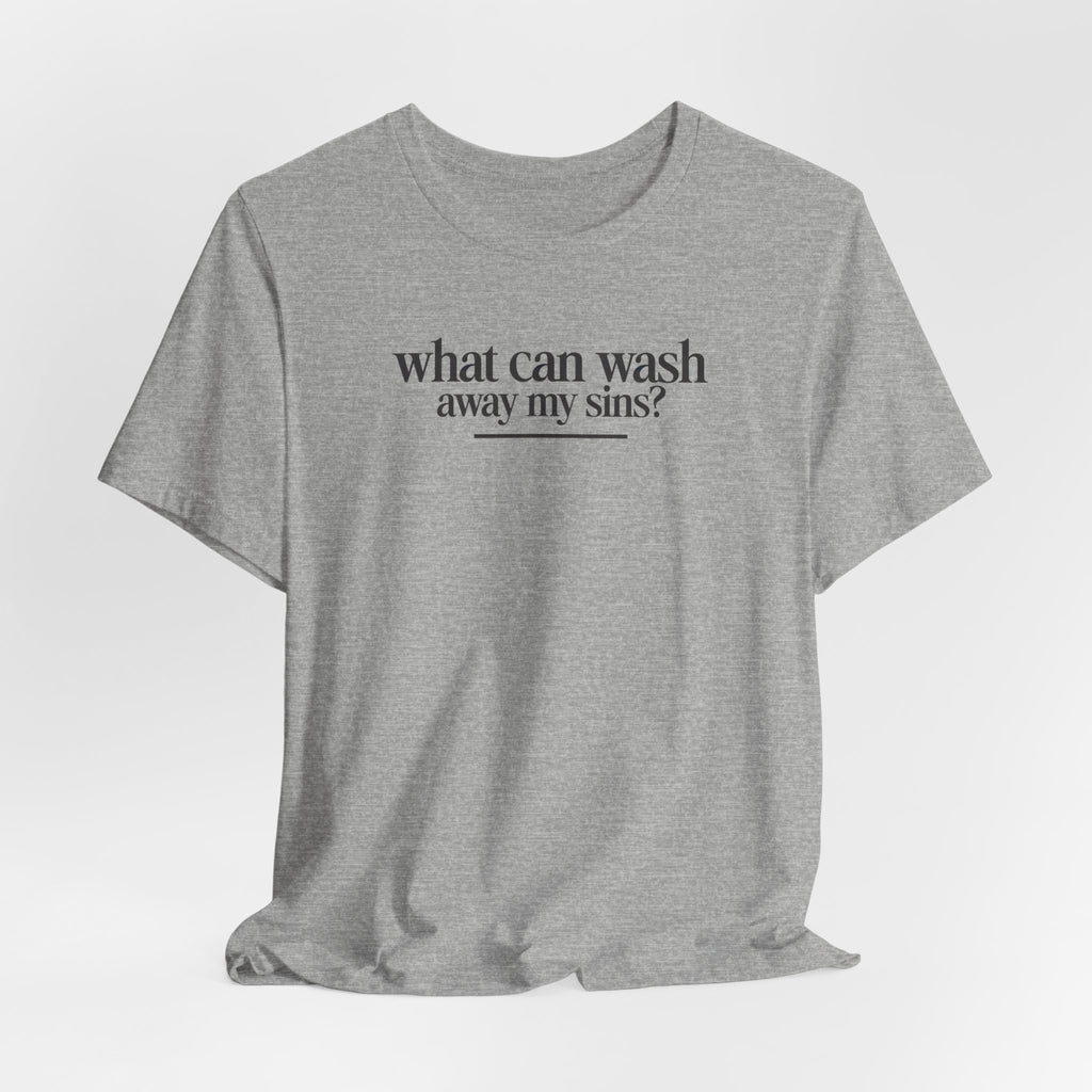Nothing But the Blood of Jesus T-Shirt – Christian Faith Tee (What Can Wash Away My Sins)