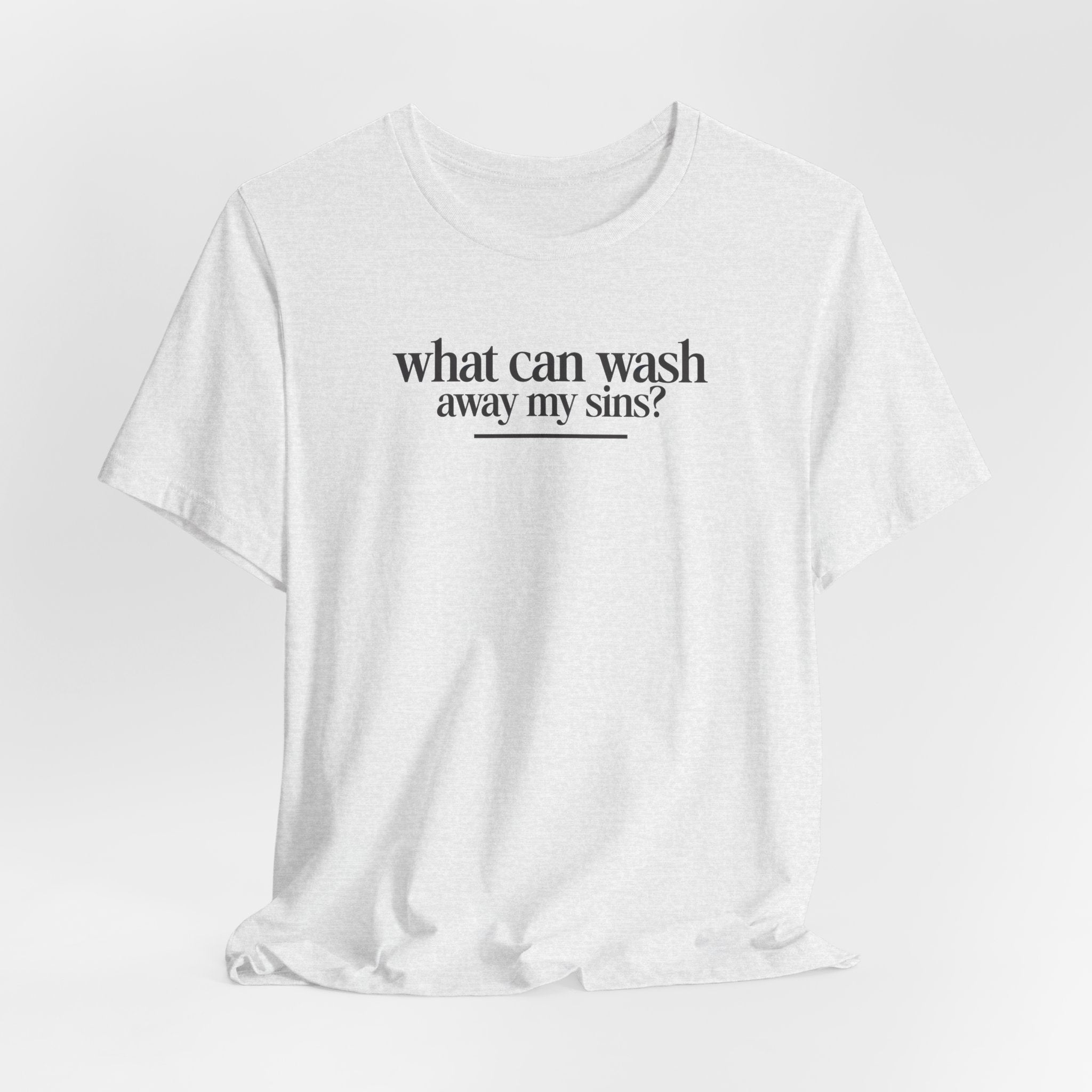 Nothing But the Blood of Jesus T-Shirt – Christian Faith Tee (What Can Wash Away My Sins)