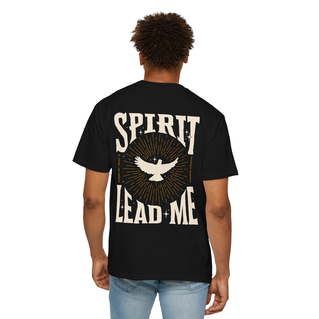 Spirit Lead Me T-Shirt — Dove Faith Graphic Garment-Dyed Tee