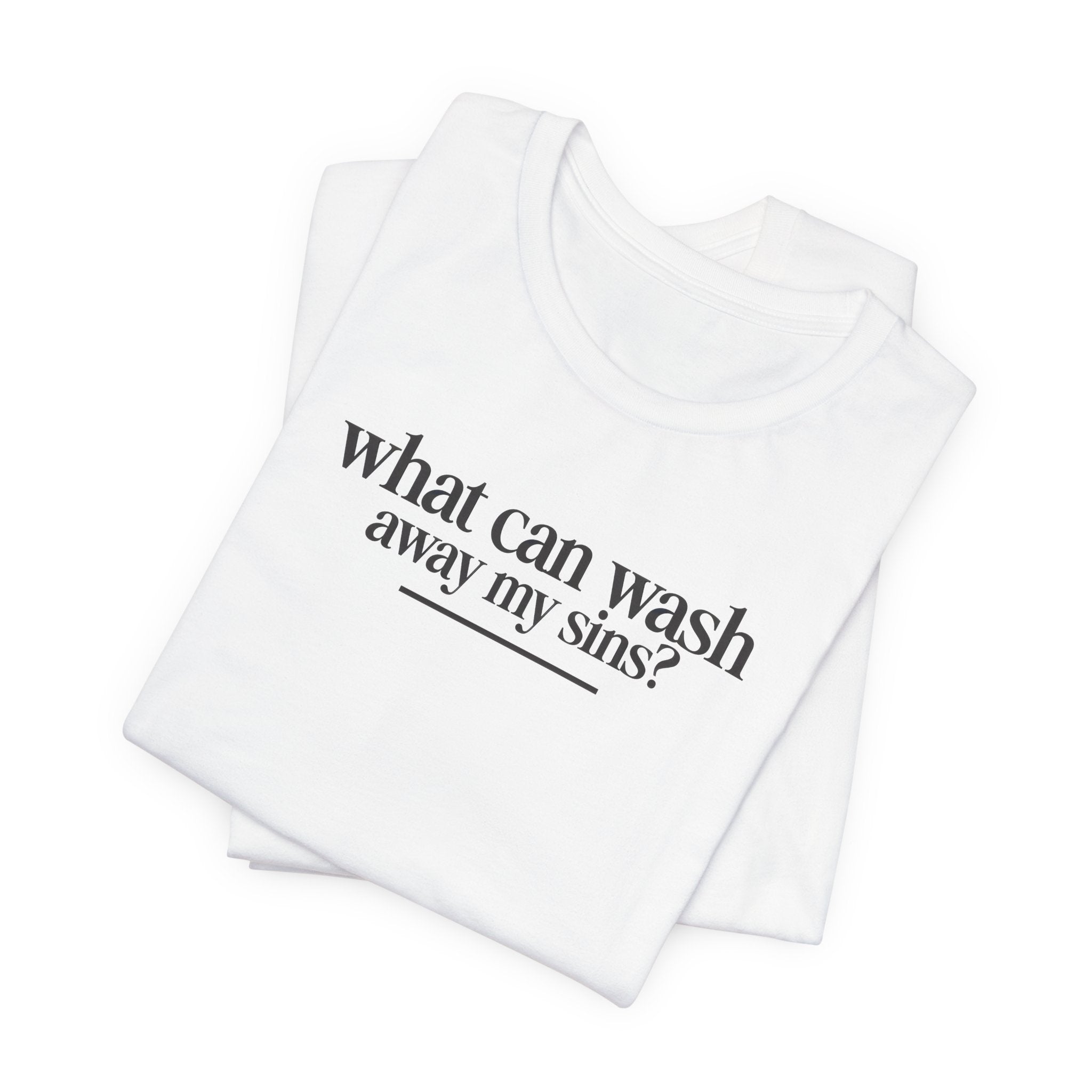 Nothing But the Blood of Jesus T-Shirt – Christian Faith Tee (What Can Wash Away My Sins)